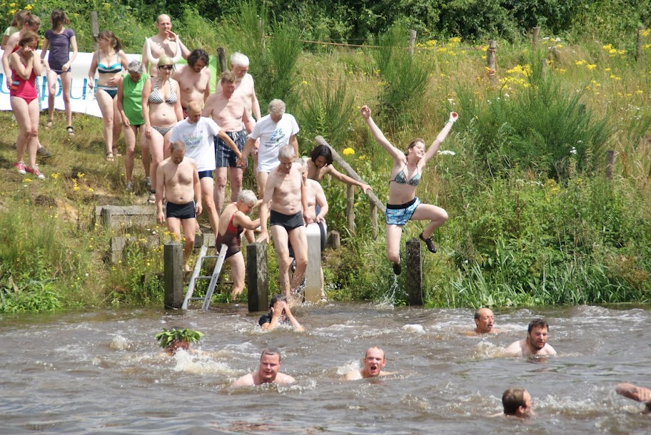 Big Jump in de Mark, op de grens tussen Nederland en België, 2012